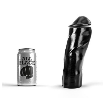 Χοντρό Ομοίωμα Πέους - All Black Thick Realistic Dong 20cm