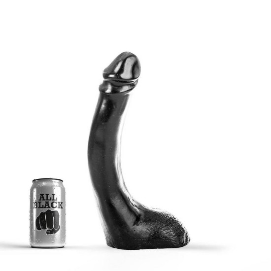 Μεγάλο Ομοίωμα Πέους - All Black Big Realistic Dong 29cm Sex Toys 
