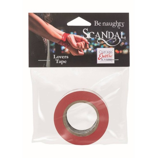 Φετιχιστική Ταινία Περιορισμού - Scandal Lovers Tape Red 15m Fetish Toys 