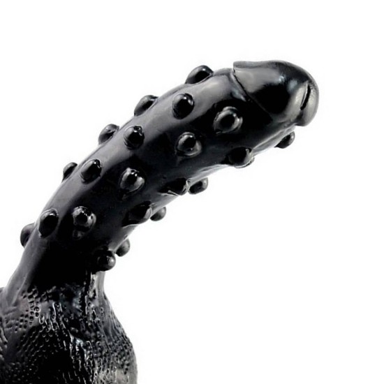 Πέος Τέρατος Με Κουκκίδες - Kiotos Monstar Kazan Dildo Black 23cm Sex Toys 