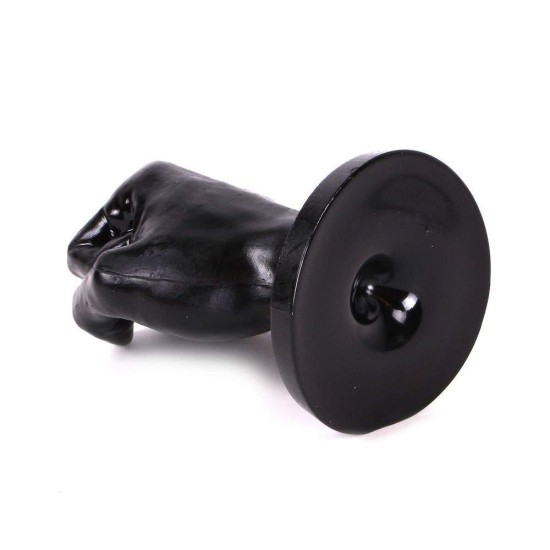 Μαλακό Ομοίωμα Γροθιάς - All Black Fist Dildo Medium 14cm Sex Toys 