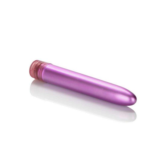 Κλασικός Γυαλιστερός Δονητής - Metallic Shimmer Classic Vibrator Pink Sex Toys 