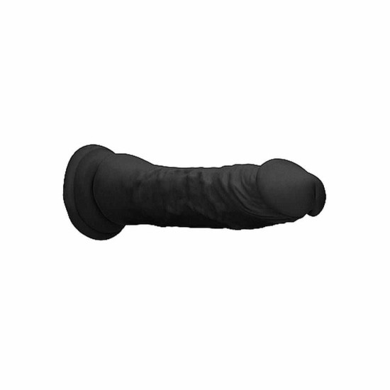 Dong Without Testicles Black 22cm Sex Toys