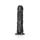 Curved Realistic Dildo With Suction Cup Black 17cm Sex Toys