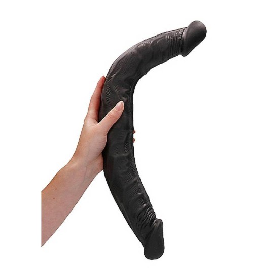 Flexible Realistic Double Ended Dong Black 46cm Sex Toys