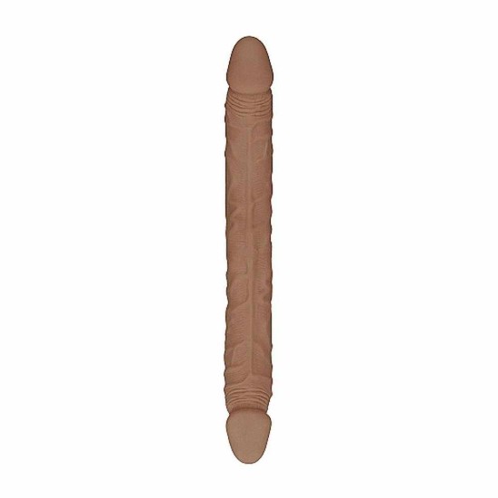 Διπλό Ευλύγιστο Πέος - Flexible Realistic Double Ended Dong Brown 46cm Sex Toys 