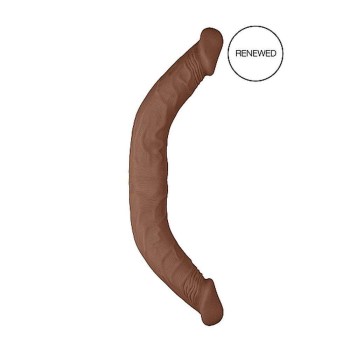 Flexible Realistic Double Ended Dong Brown 46cm