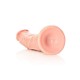 Κυρτό Ρεαλιστικό Πέος - Curved Realistic Dildo With Suction Cup Beige 25cm Sex Toys 