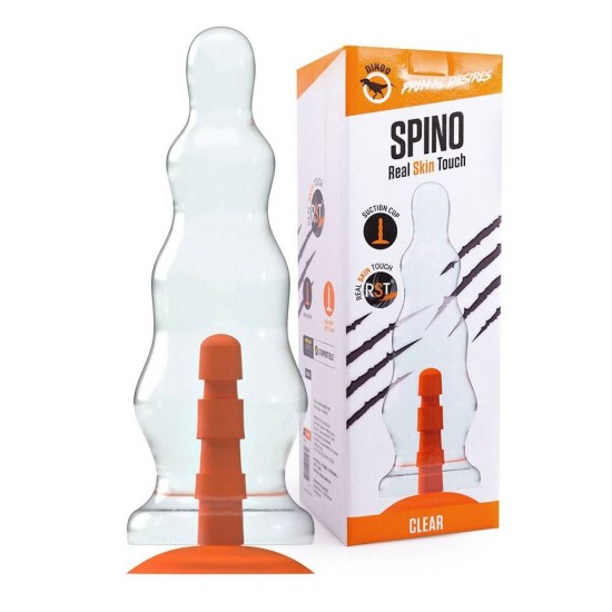 Primal Desires Spino Anal Dildo Clear Sex Toys