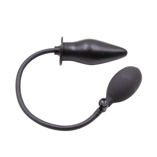 Kiotos Inflated Anal Spade Plug Black Sex Toys