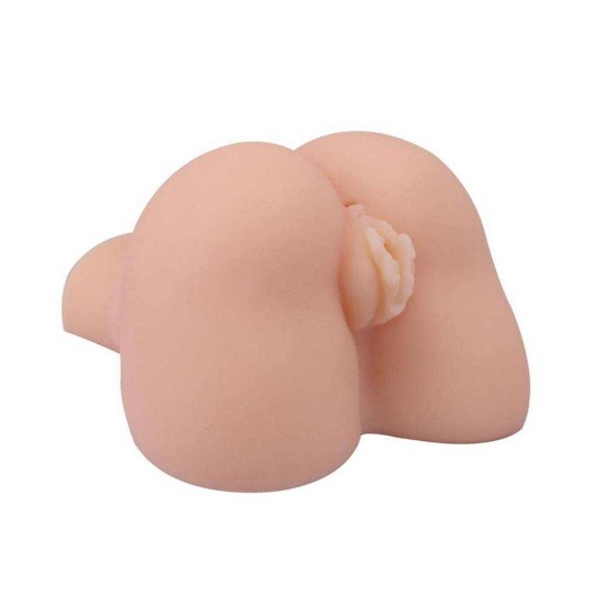 Ομοίωμα Αυνανισμού Με 2 Εισόδους - Masturbator Double Hole No.1 Beige Sex Toys 