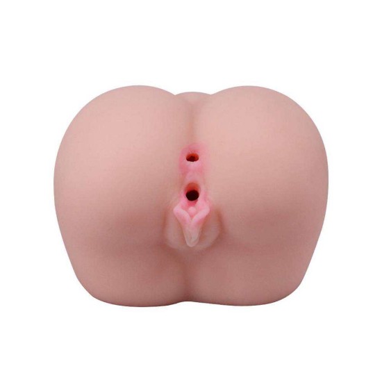 Ομοίωμα Αυνανισμού Με 2 Εισόδους - Masturbator Double Hole No.2 Beige Sex Toys 