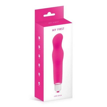My First Love Stick Silicone Vibrator Pink