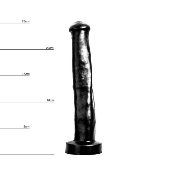 Ρεαλιστικό Πέος Γαϊδάρου - Hung System Realistic Donkey Dildo Black 25cm Sex Toys 