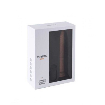 Ασύρματος Δονητής Σιλικόνης - R7 Vibrating & Realistic Dong Beige 19cm