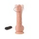 Ασύρματος Δονητής Σιλικόνης - R10 Vibrating & Realistic Dong Beige 21cm Sex Toys 