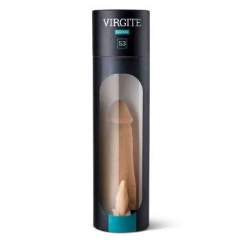 S3 Realistic Vibrating Sleeve Beige 16cm