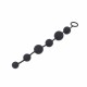Πρωκτικές Μπίλιες Σιλικόνης - Kiotos Silicone 6 Anal Beads Black Sex Toys 