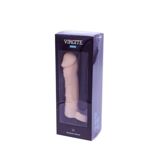 Μαλακό Ρεαλιστικό Κάλυμμα Πέους - S9 Realistic Sleeve Beige 16cm Sex Toys 