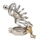 Impound Corkscrew Male Chastity Device With Penis Plug Fetish Toys 