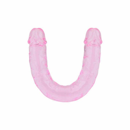 Διπλό Ομοίωμα Πέους - Loving Joy Double Dildo Pink 30cm Sex Toys 