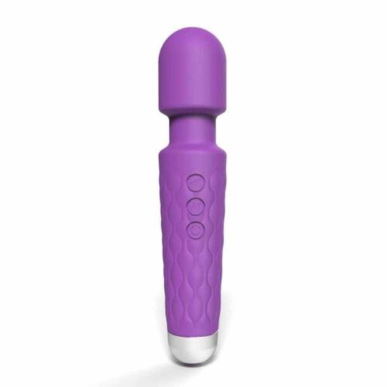 Επαναφορτιζόμενη Συσκευή Μασάζ - Loving Joy Wand Vibrator Purple Sex Toys 