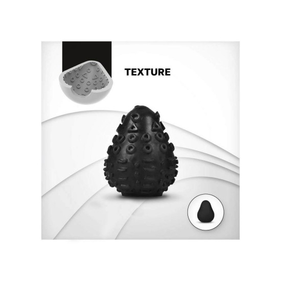 Ελαστική Μεμβράνη Αυνανισμού G-egg Masturbator Black Sex Toys 