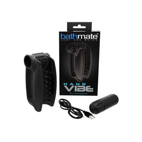 Δονούμενο Αυνανιστήρι Σιλικόνης - Bathmate Hand Vibe Male Masturbator Sex Toys 