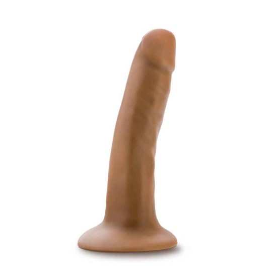 Dr. Lucas Silicone Dong With Suction Cup Mocha 13cm Sex Toys
