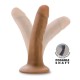 Μικρό Ομοίωμα Σιλικόνης - Dr. Lucas Silicone Dong With Suction Cup Mocha 13cm Sex Toys 