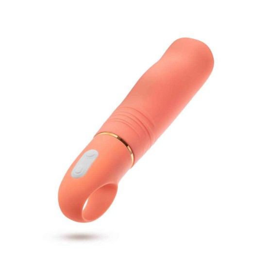 Aria Smokin' AF Silicone Vibrator Coral Sex Toys