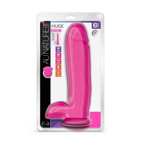 Μεγάλο Μαλακό Πέος - Au Naturel Bold Huge Dildo Pink 25cm Sex Toys 