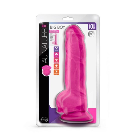 Μεγάλο Μαλακό Πέος - Au Naturel Bold Big Boy Dildo Pink 25cm Sex Toys 