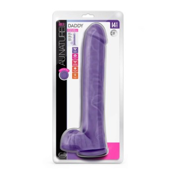 Πολύ Μεγάλο Πέος - Au Naturel Bold Daddy Dildo Purple 35cm