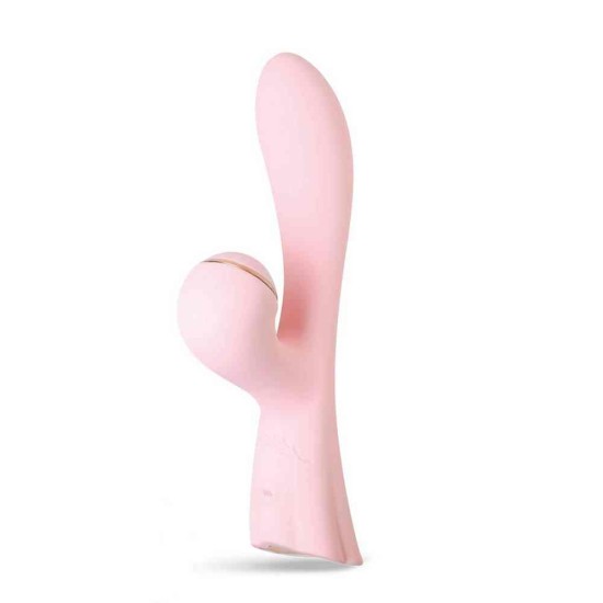 Rabbit Δονητής Με Παλμούς Αέρα - Lush Isabelle Air Pulse Rabbit Vibrator Pink Sex Toys 