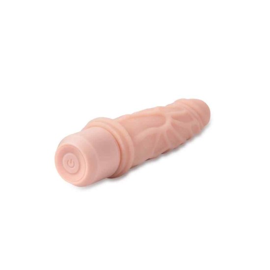 Πέος Σιλικόνης Με Δόνηση - Dr Robert Silicone Vibrating Dildo Beige 18cm Sex Toys 