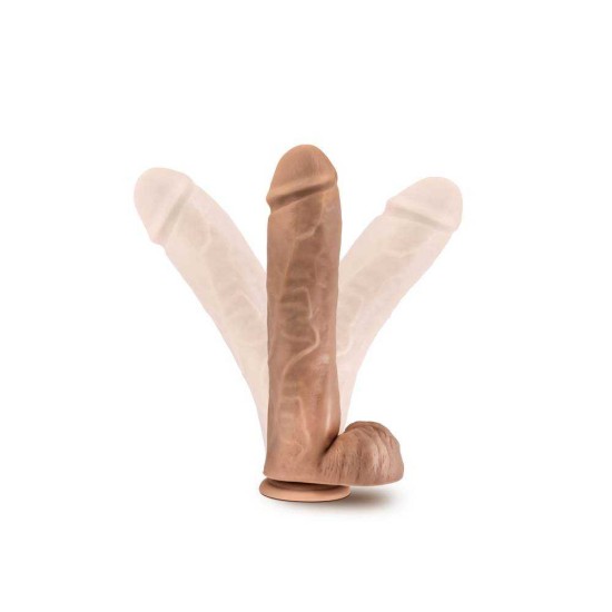 Μεγάλο Μαλακό Ομοίωμα Πέους - Au Naturel Big John Dildo Mocha 28cm Sex Toys 
