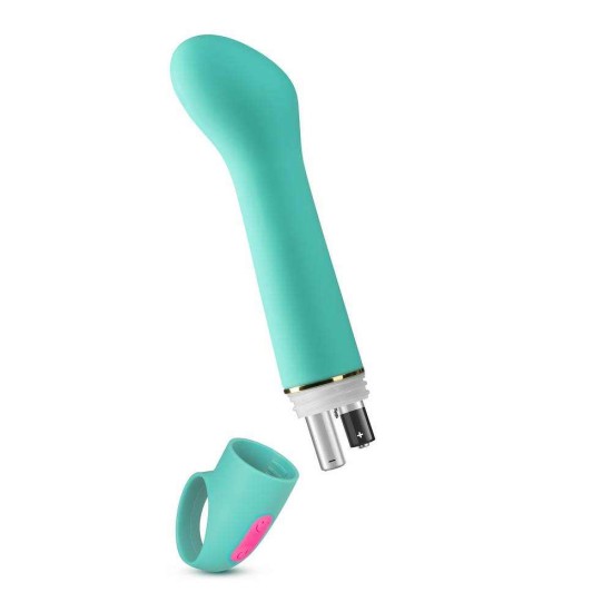 Aria Flirty AF Silicone Vibrator Teal Sex Toys