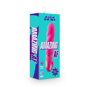 Ισχυρός Δονητής Σιλικόνης - Aria Amazing AF Silicone Vibrator Fuchsia