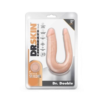 Dr Double Silicone Double Dong Vanilla 30cm