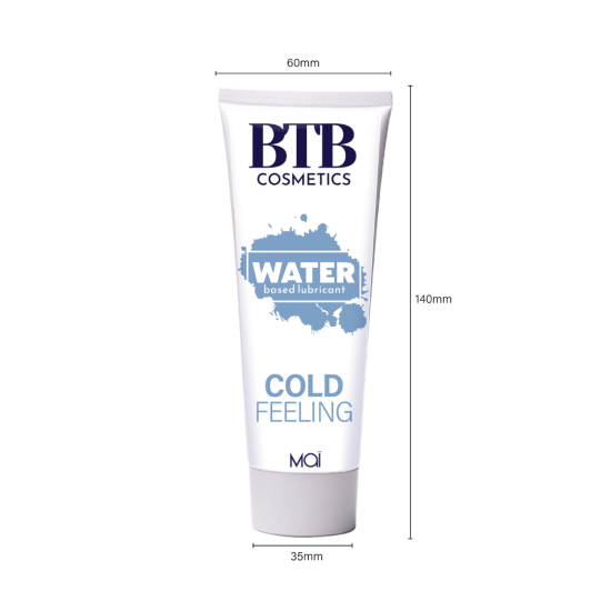 Btb Waterbased Warm Feeling Lubricant 100ml Sex & Beauty 
