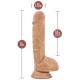 Μαλακό Ομοίωμα Πέους – Au Naturel Big Billy Dildo Mocha 23cm Sex Toys 