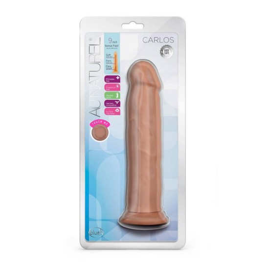 Μαλακό Ομοίωμα Πέους – Au Naturel Carlos Dildo Mocha 24cm Sex Toys 