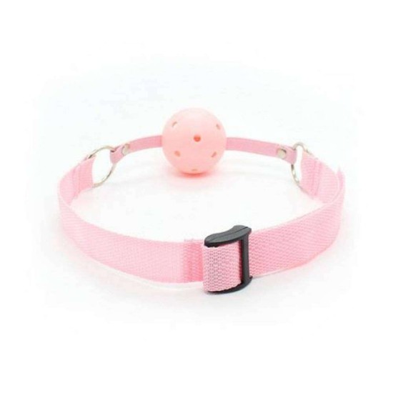 Easy Breathable Ball Gag Pink Fetish Toys 