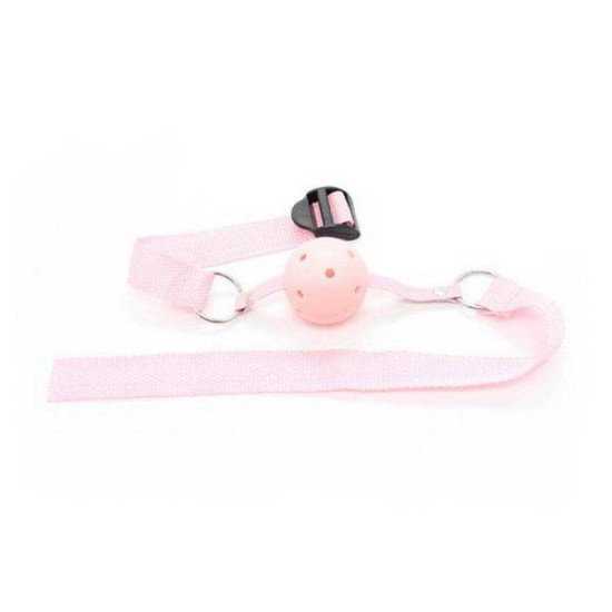 Ελαστικό Φίμωτρο Με Τρύπες - Easy Breathable Ball Gag Pink Fetish Toys