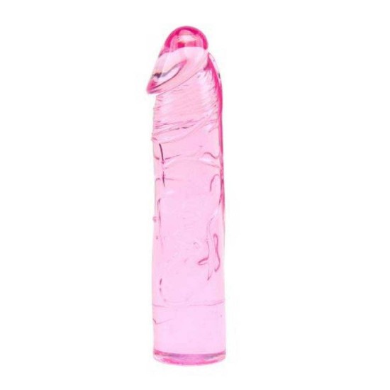 Ομοίωμα Πέους Χωρίς Όρχεις - Hi Basic Ding Dong Pink 18cm Sex Toys 