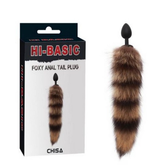 Hi Basic Foxy Anal Tail Plug Brown Sex Toys