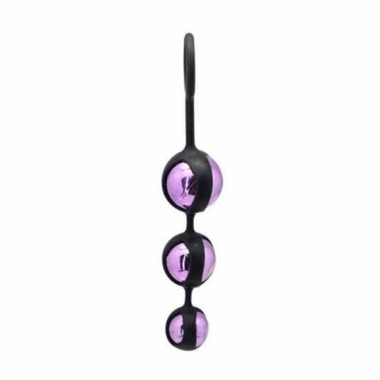 Τριπλές Κολπικές Μπάλες – Toyz4lovers Triple Pleasure Balls Purple Sex Toys 