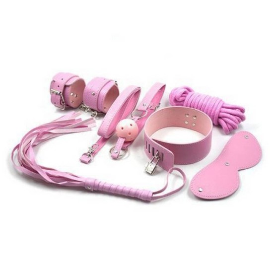 Σετ Με Φετιχιστικά Αξεσουάρ - Toyz4lovers Top Bondage Kit Pink Fetish Toys
