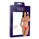 Βραζιλιάνικο Mπικίνι Με Ανοιχτό Καβάλο - Jade Crotchless Bikini Panty Red Ερωτικά Εσώρουχα 